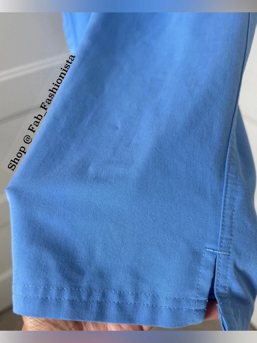 FIGS Yola High-Rise Slim Scrub Pant Ceil Blue Drawstring Scrub Pants L